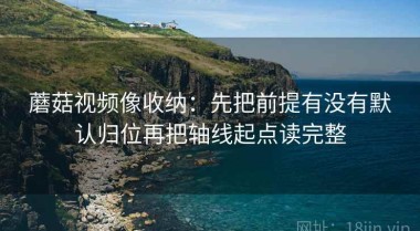 蘑菇视频像收纳：先把前提有没有默认归位再把轴线起点读完整