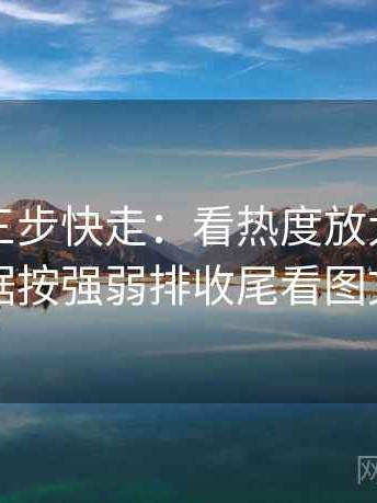 黑料网三步快走：看热度放大偏差吗做把证据按强弱排收尾看图文都适用